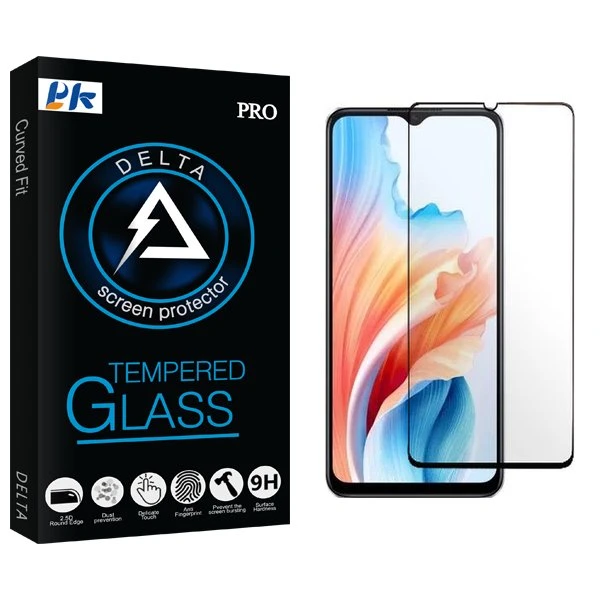 محافظ صفحه نمایش شیشه ای پی کی مدل Delta مناسب برای گوشی موبایل اوپو A2x