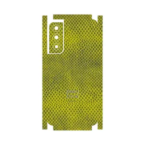 MAHOOT Yellow Snake Skin-FullSkin Cover Sticker for Samsung Galaxy S21 FE 5G