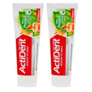  خمیر دندان اکتیدنت مدل AUltra Protect وزن 100 گرم مجموعه 2 عددی