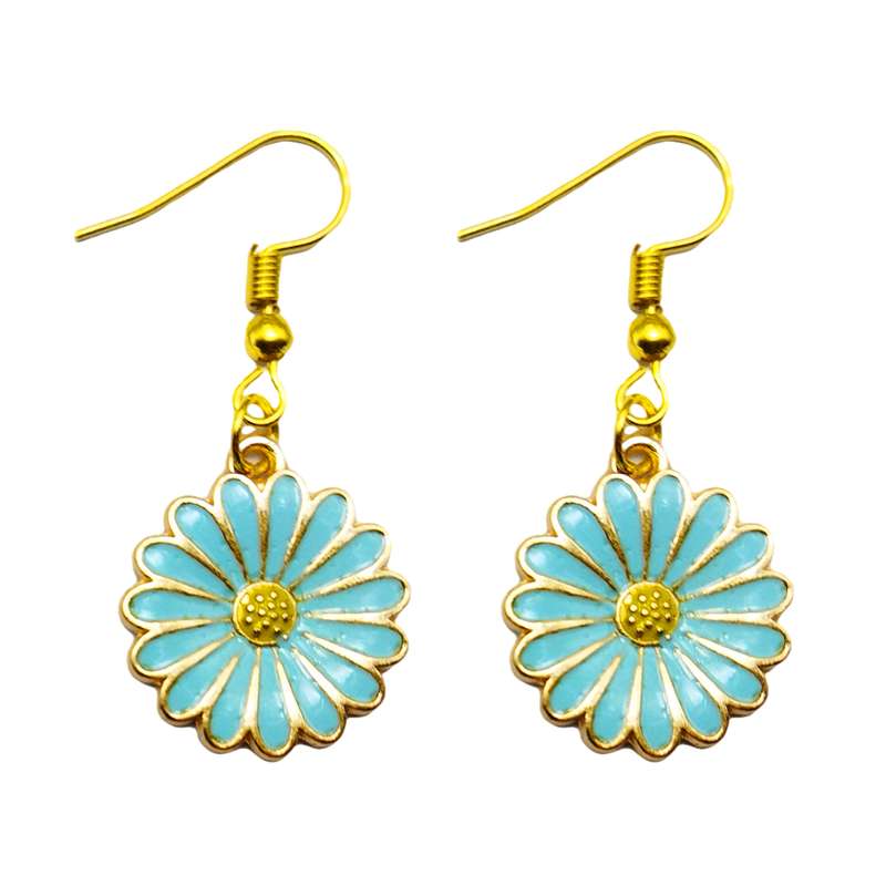 گوشواره دخترانه مدل بابونه کد GH-12