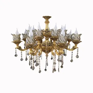 لوستر سپاهان سقف آرا  16 شعله مدل یاس  کد 8LY112 