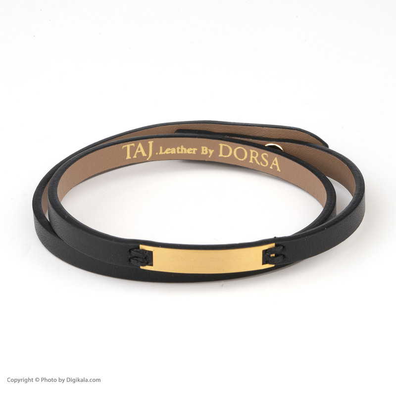 دستبند طلا 18 عیار مردانه تاج مدل G290