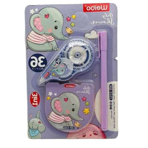 ست لوازم التحریر مدل weibo8392 مجموعه ۳ عددی