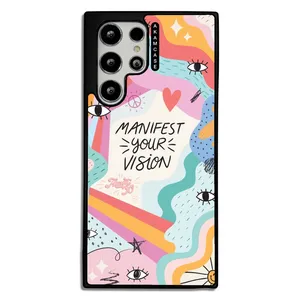 AKAM AMCWSGS22U-GOOD VIBES7 Cover For Samsung Galaxy S21 Ultra