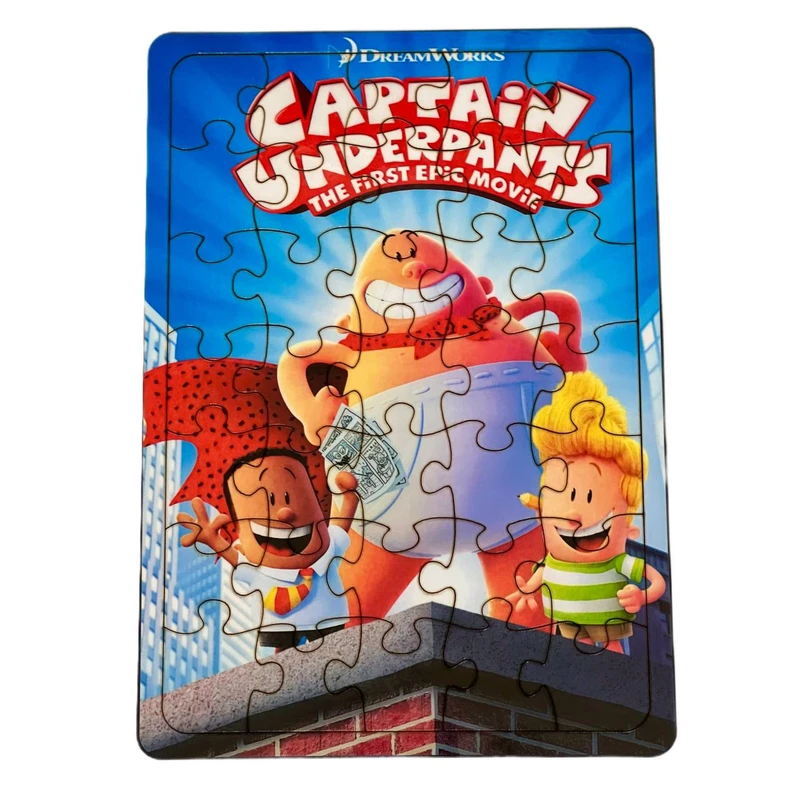 پازل 35 تکه مدل کاپیتان زیرشلواری مناسب برای تمامی سنین