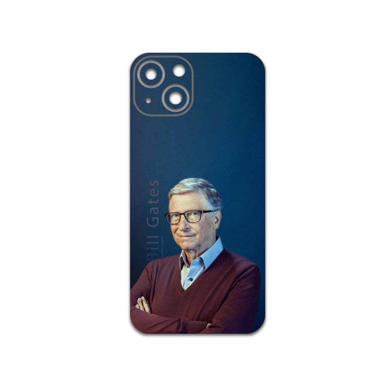 برچسب پوششی ماهوت مدل Bill-Gates مناسب برای گوشی موبایل اپل iPhone 13