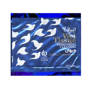 دستمال مرطوب ویهان مدل آنتی باکتریال دو بسته 100 عددی