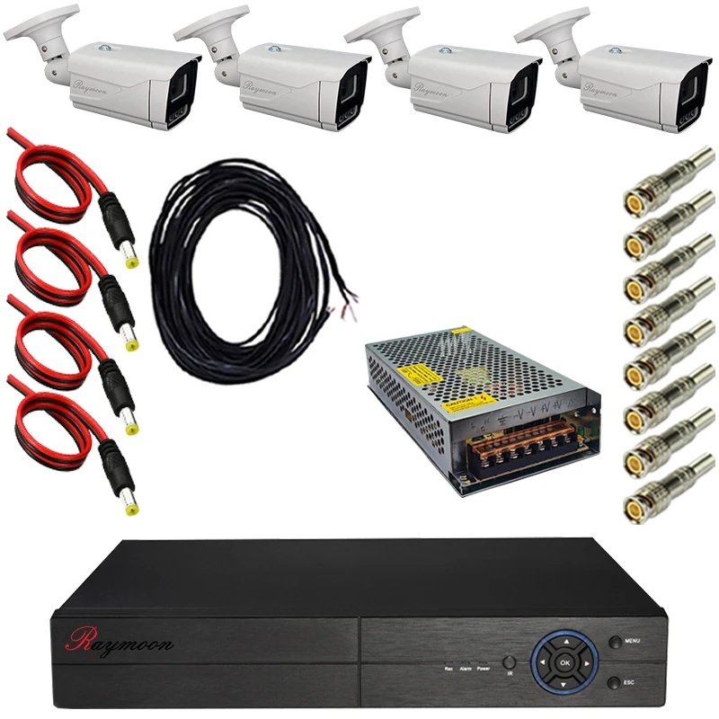 سیستم امنیتی 4 دوربین رایمون مدل 5 مگاپیکسل کد 4C08