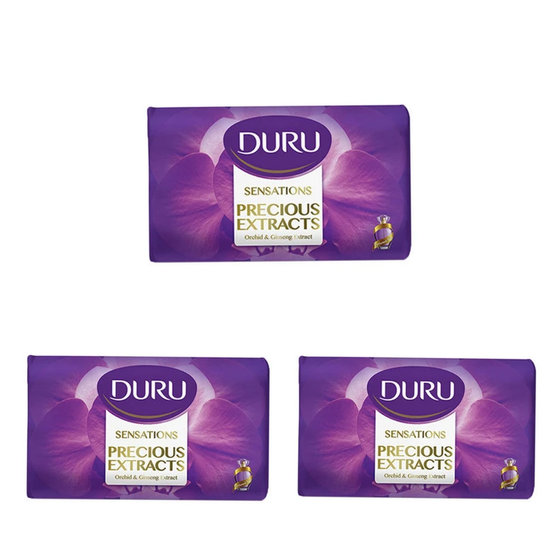صابون شستشو دورو مدل Perecious extracts تحت لیسانس وزن 125 گرم مجموعه 3 عددی