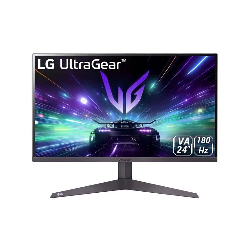 مانیتور گیمینگ 24 اینچ ال جی مدل UltraGear 24GS50F-B با وضوح Full HD پنل VA و نرخ به روزرسانی 180 هرتز