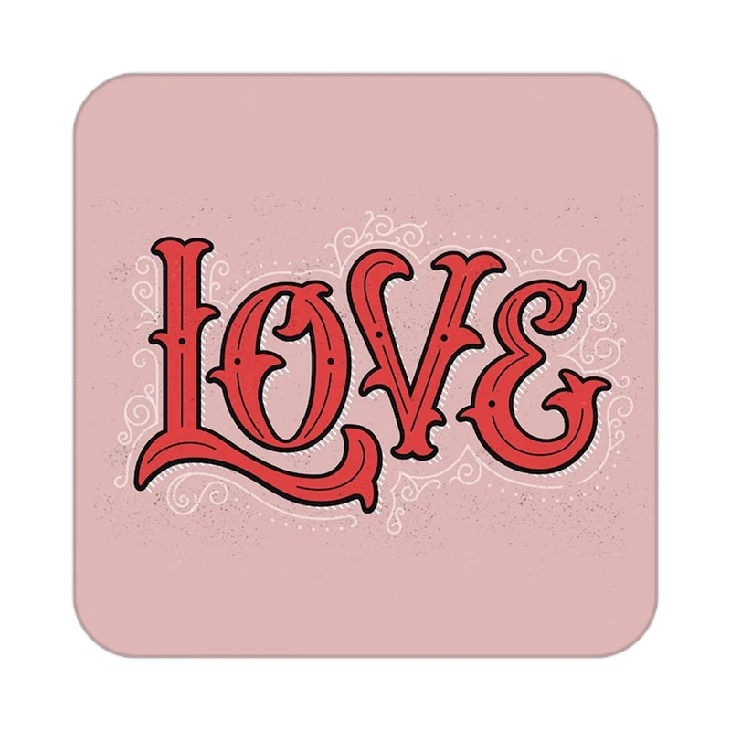 زیر لیوانی کاکتی طرح عاشقانه مدل mp39176