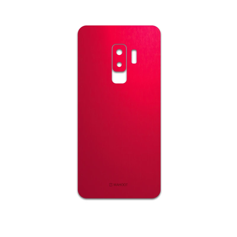 برچسب پوششی ماهوت مدل Matte-Warm-Red مناسب برای گوشی موبایل سامسونگ Galaxy S9 Plus