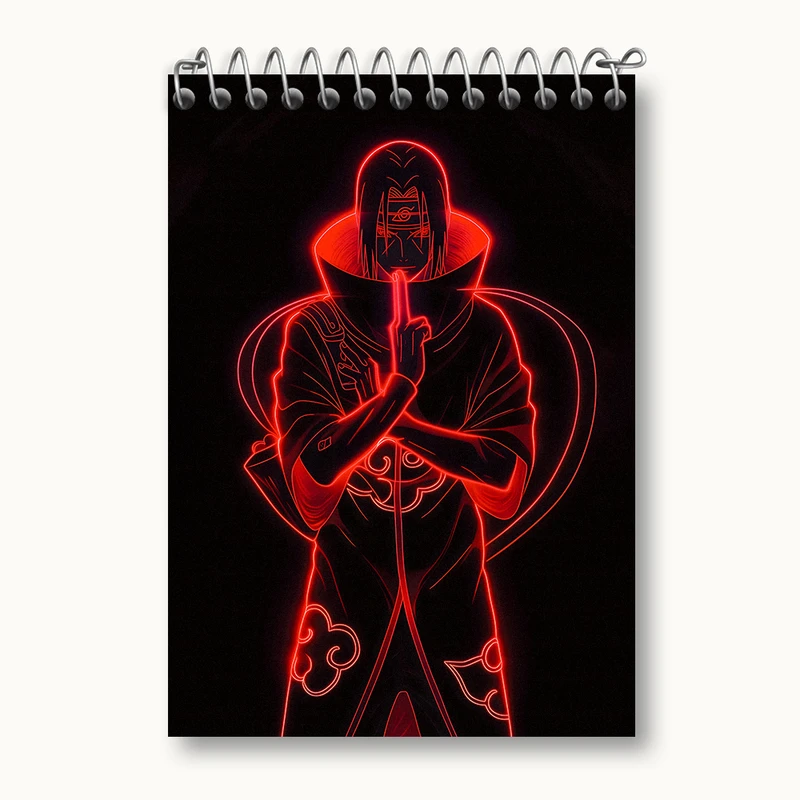 دفتر یادداشت 50 برگ خندالو طرح انیمه ناروتو (Naruto) کد N3609