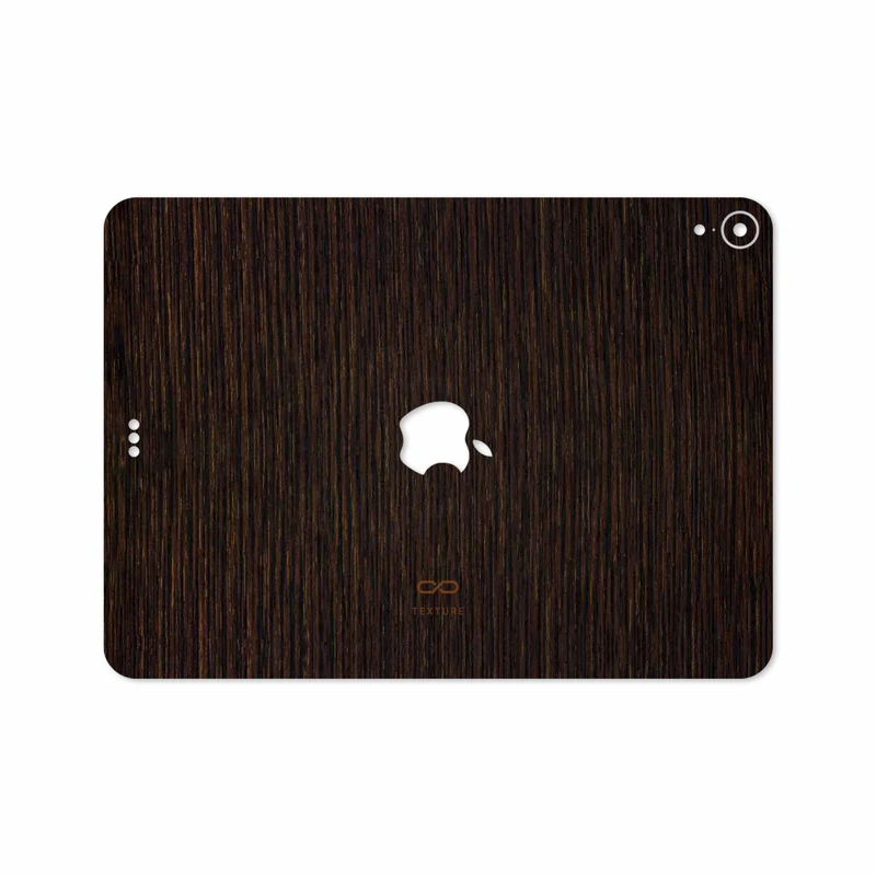 برچسب پوششی ماهوت مدل Dark-Gold-Stripes-Wood مناسب برای تبلت اپل iPad Pro 11 2018 A1934