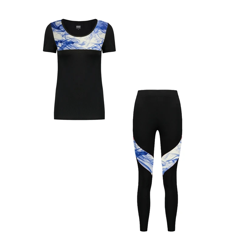 ست تی شرت و شلوار ورزشی زنانه مدل 710102-1401