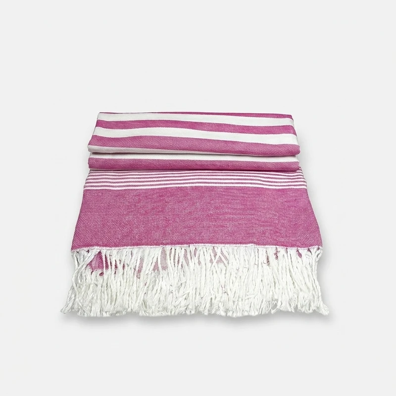  حوله حمام مدل نخی سایز 103× 180 سانتی متر