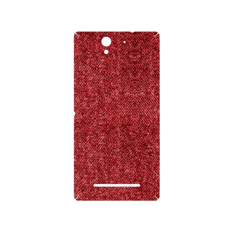 برچسب پوششی ماهوت مدل Fabric Texture 4 مناسب برای گوشی موبایل سونی Xperia C3 Dual