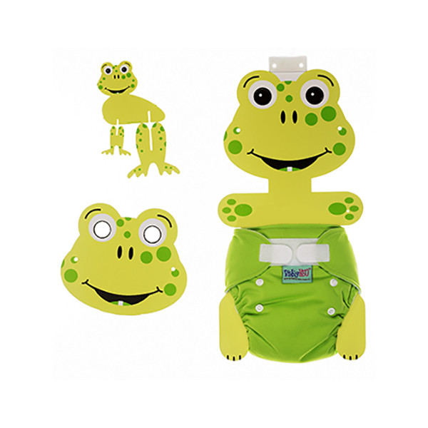 شورت آموزشی کودک بیبی نئو مدل قورباغه سایز XL