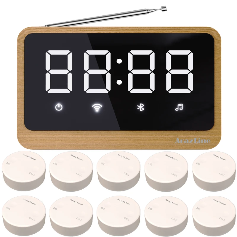 پیجر فراخوان گارسون مدل ZG-102 کد Light Brown