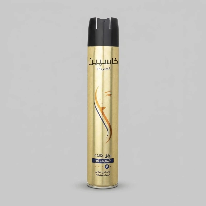 اسپری مو کاسپین مدل Hair Spray Gloss 02 حجم 500 میلی لیتر