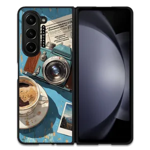 AKAM AMC-WSGZFOLD5-COFFEE-1 Cover For Samsung Galaxy Z Fold 5