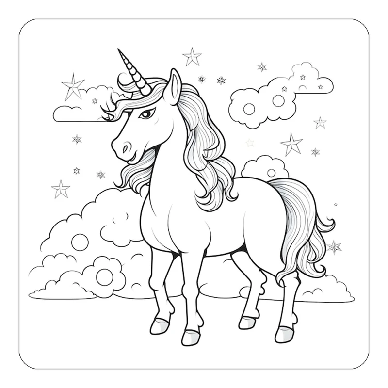 مگنت کاکتی طرح اسب تک شاخ و یونیکورن مدل mp30238