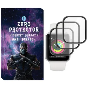 محافظ صفحه نمایش نانو زیرو مدل NZO مناسب برای ساعت هوشمند اپل Watch 38mm بسته سه عددی