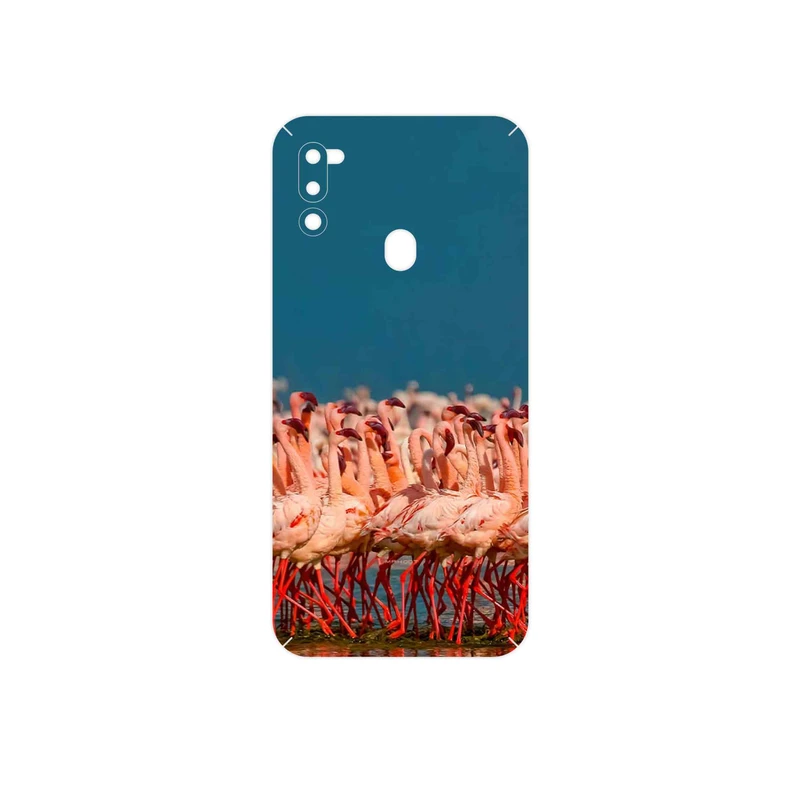 برچسب پوششی ماهوت مدل Flamingo مناسب برای گوشی موبایل سامسونگ Galaxy M21 (2021) Edition
