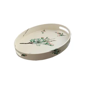 سینی دسته دار مدل چوبی سایز 40*30 سانتی متر