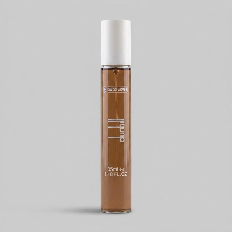 عطر جیبی مردانه سوئیس آرمه مدل dunhill با رایحه گرم و تلخ حجم 35 میلی‌لیتر