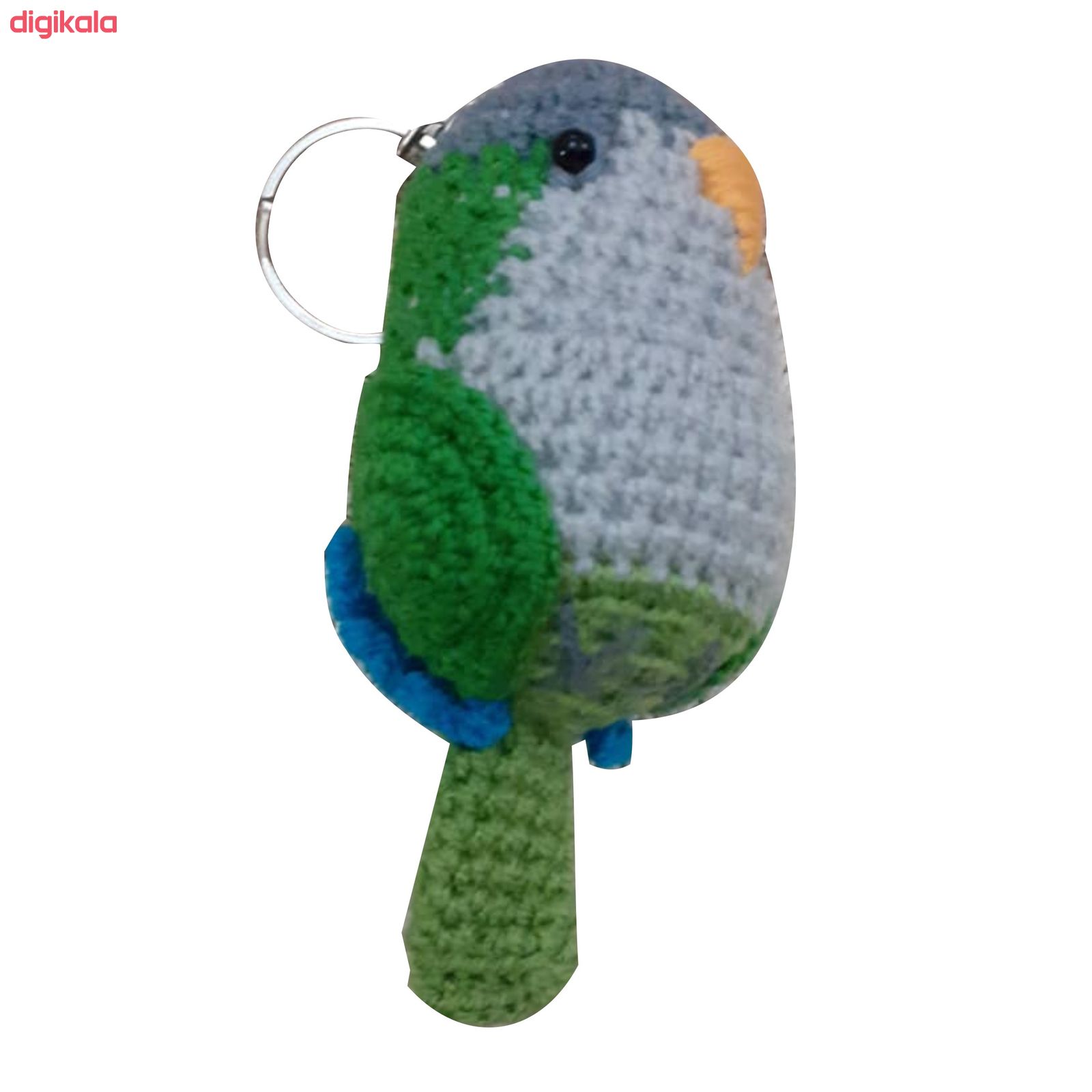عروسک بافتنی مدل طوطی راهب کد 01 main 1 5