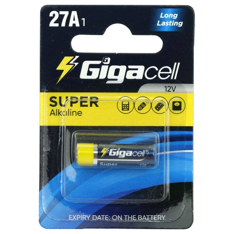 باتری 27A گیگاسل مدل Super Alkaline بسته دو عددی