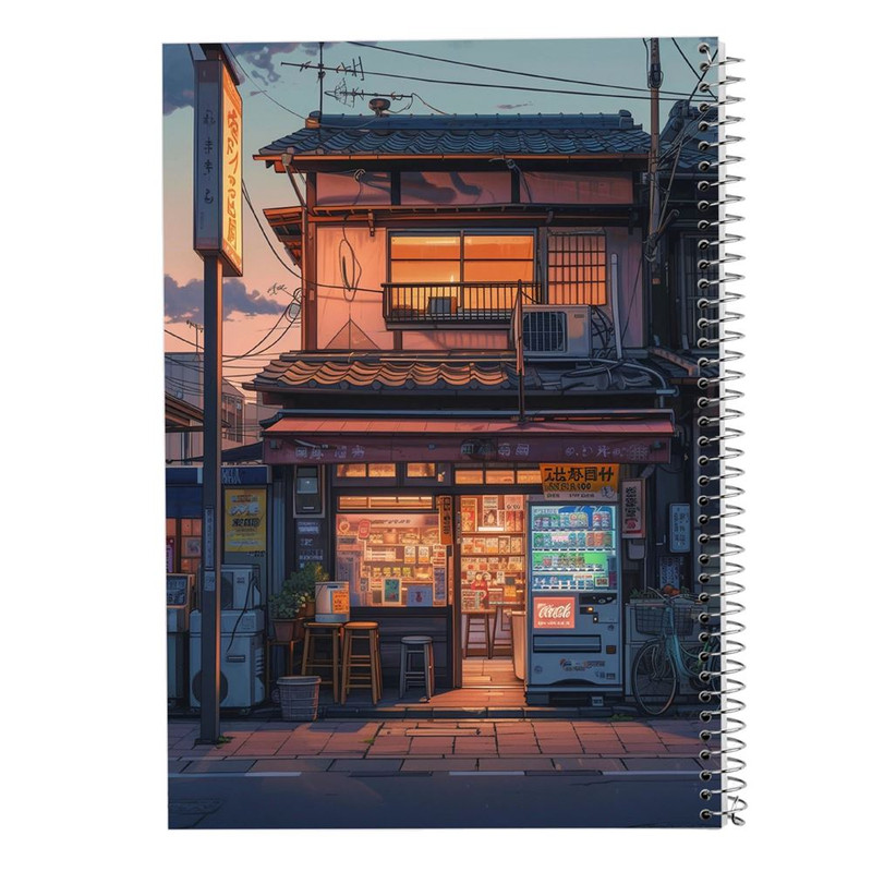 دفتر شطرنجی 50 برگ مدوپد طرح شهر کد DF17386