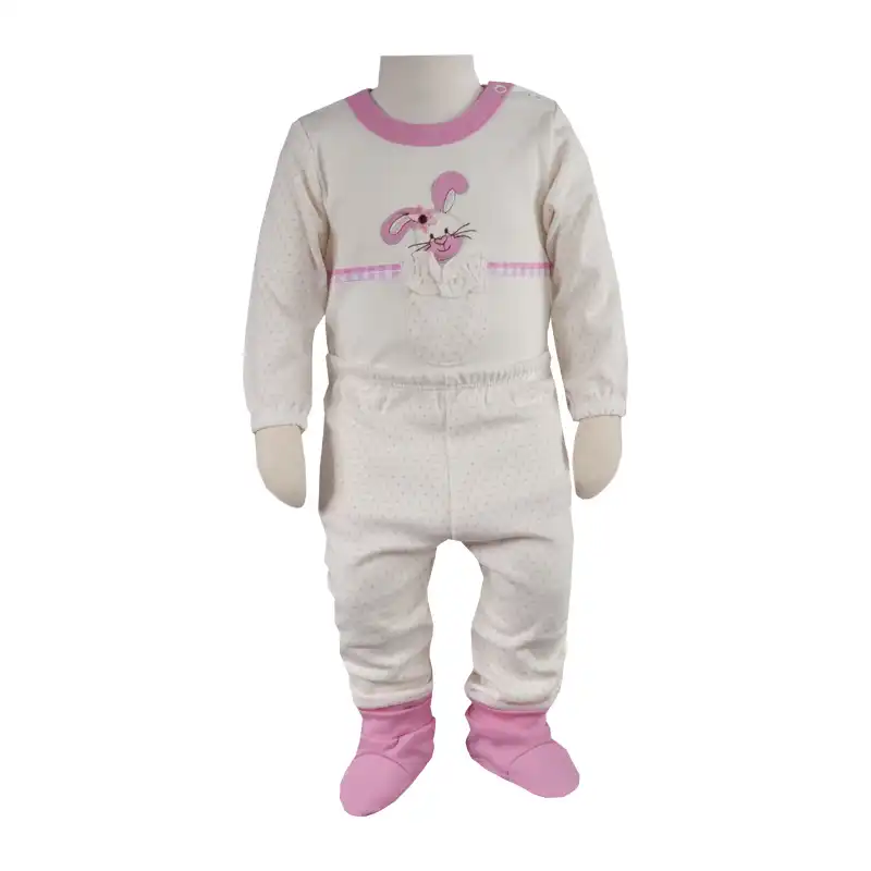 ست 4 تکه لباس نوزادی آدمک مدل  بانی کد 117732 رنگ صورتی