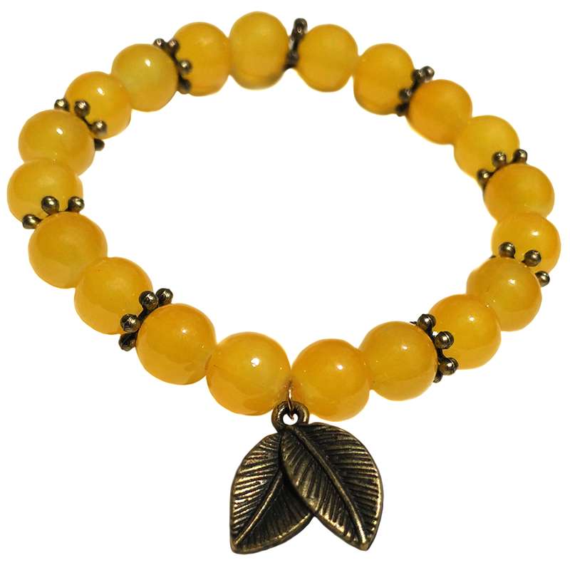 دستبند دخترانه طرح برگ دستبند دخترانه طرح برگ