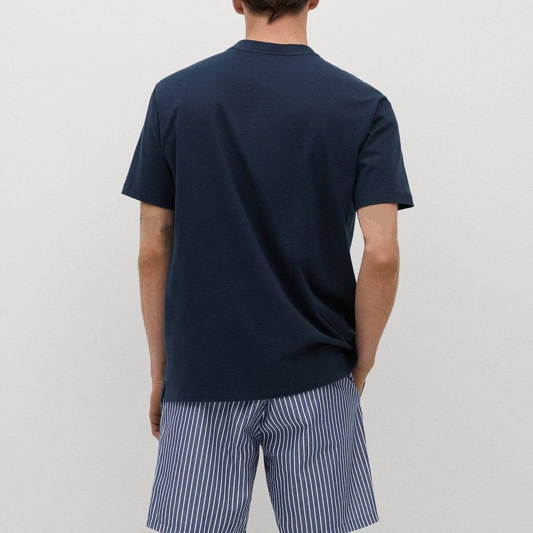 ست تی شرت و شلوارک مردانه مانگو مدل DN077ILL -  - 4