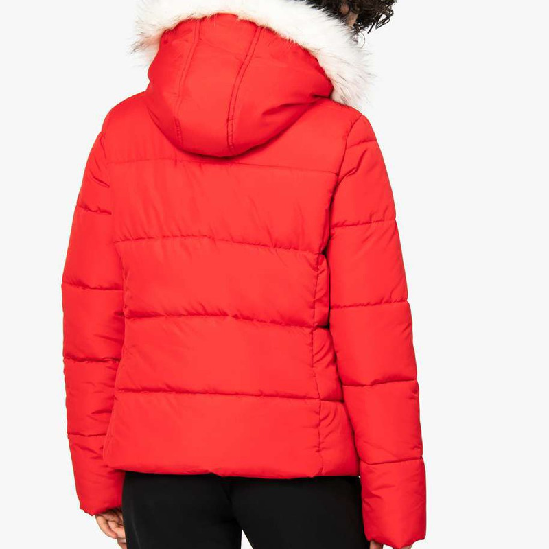 کاپشن زنانه جیمو، از جنس پلیاستر و پلی اکریلیک با طرح ساده و تنخوری آزاد، مدل M12600