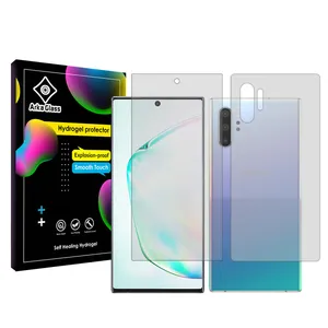 Arka Glass Tough model transparent screen protector suitable for Samsung Galaxy Note10 Plus Mobile phone Along with the phone back protector