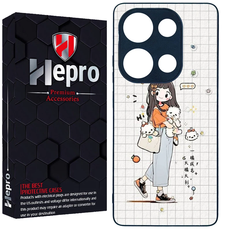 کاور هپرو طرح فانتزی مدل TPU مناسب برای گوشی موبایل شیائومی Poco M6 Pro 4G