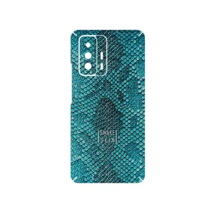 MAHOOT Blue Snake Skin Cover Sticker for Xiaomi 11T 5G