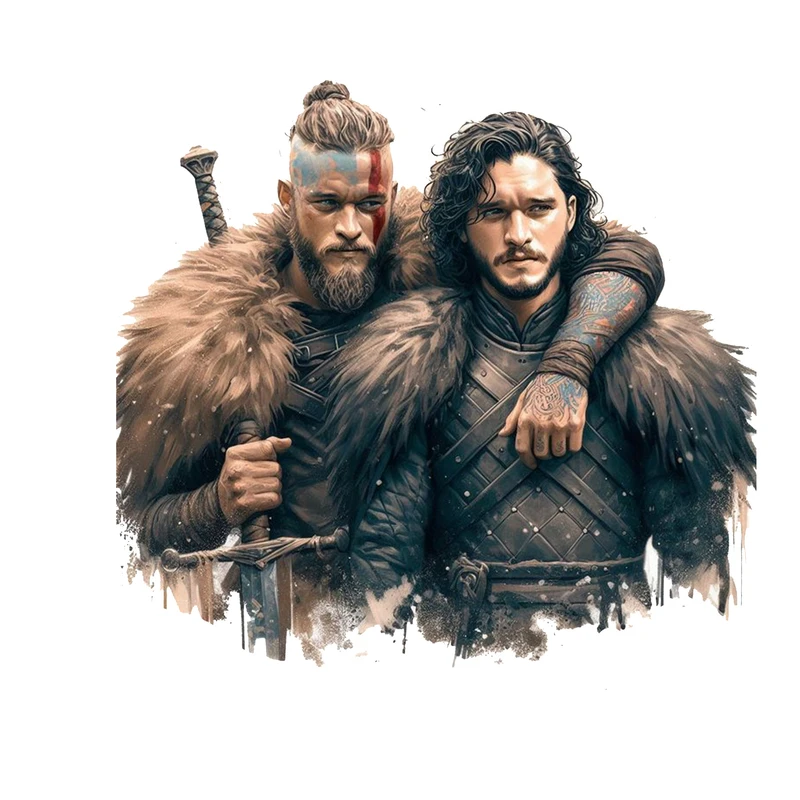  استیکر لپ تاپ و موبایل مدل سریال طرح وایکینگ ها رگنار Vikings Ragnar کد 3564