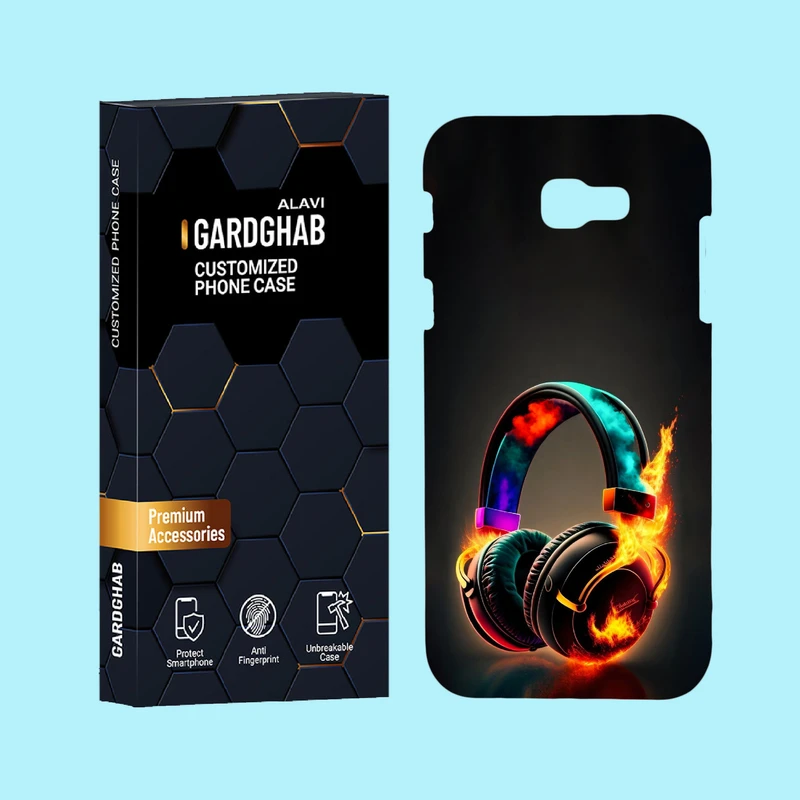 کاور گارد قاب علوی مدل ساز و موزیک مناسب برای گوشی موبایل سامسونگ Galaxy A720 / A7 2017