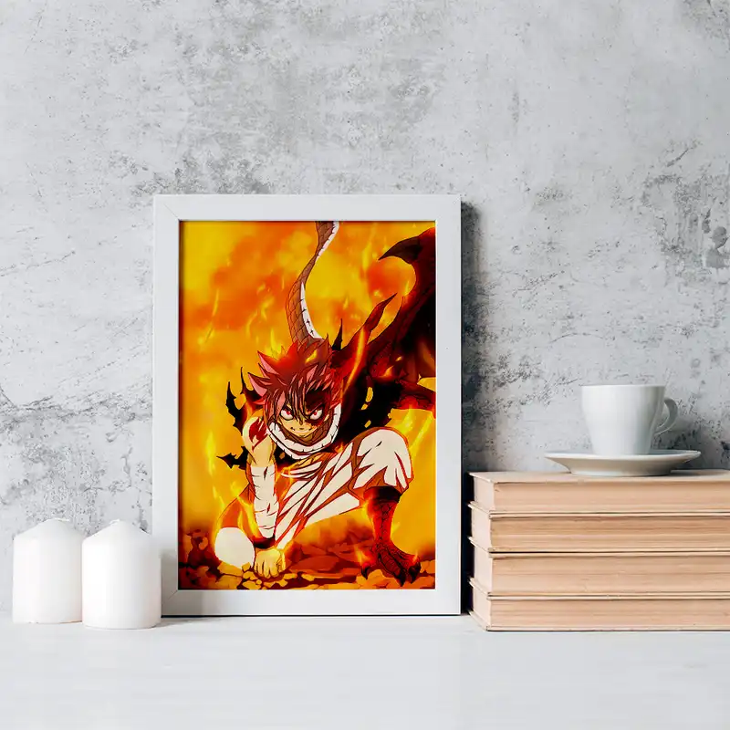 تابلو خندالو مدل ناتسو انیمه فری تیل کد 16459