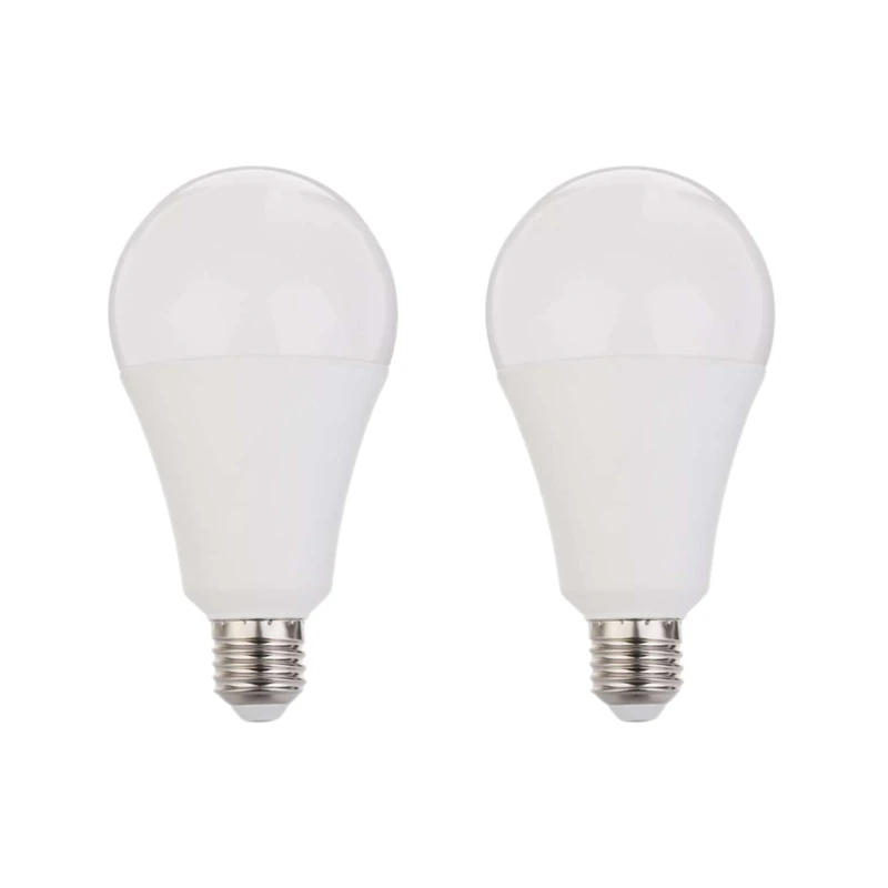 لامپ ال ای دی ۲۰ وات پارس رودانور مدل حبابی پایه E27 بسته دو عددی