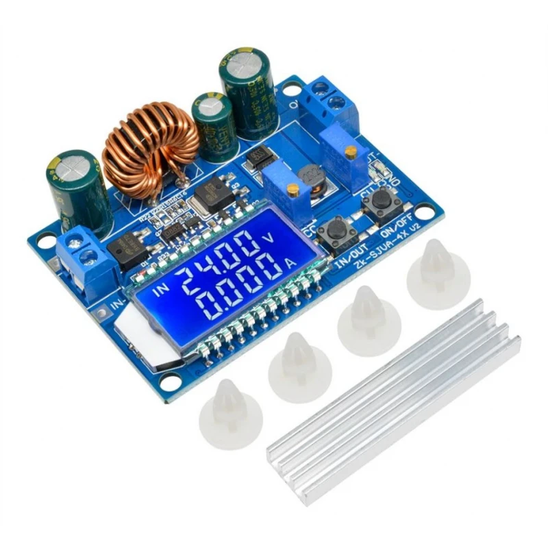 ماژول مبدل DC-DC کاهنده و افزاینده مدل  HW-140 به همراه هیت سینک 