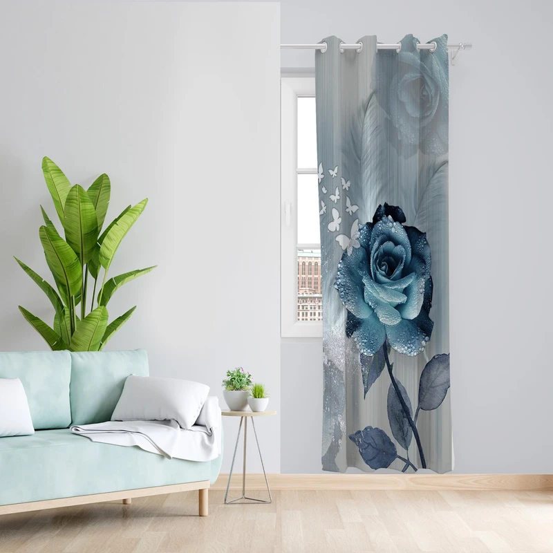 پرده مدل مخمل پانچی کد 1030 سایز 200x140 سانتی متر