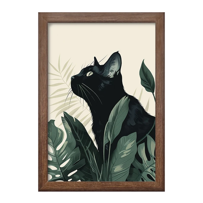 تابلو خندالو طرح گربه (Cat) کد F1748