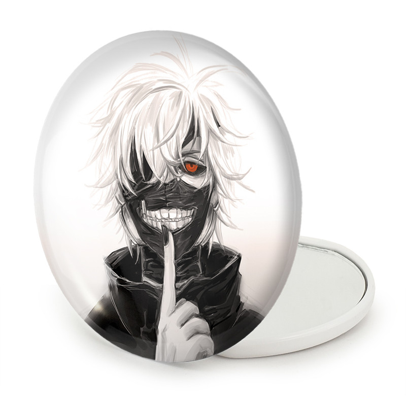 آینه جیبی خندالو طرح کانکی کن انیمه توکیو غول Tokyo Ghoul مدل تاشو کد 11901