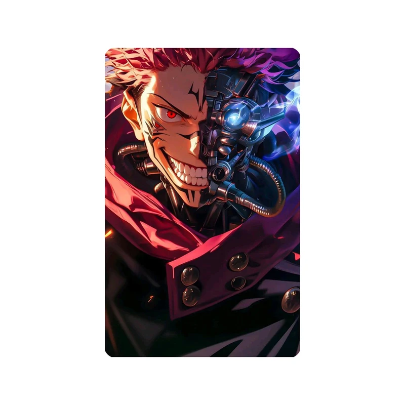 استیکر کارت مدل انیمه طرح جوجوتسو کایسن ریومن سوکونا jujutsu kaisen ryomen sukuna کد 5459