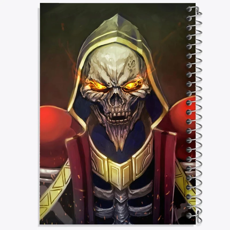 دفتر مشق 50 برگ خندالو مدل اینز ساما انیمه اورلرد Overlord کد 18349